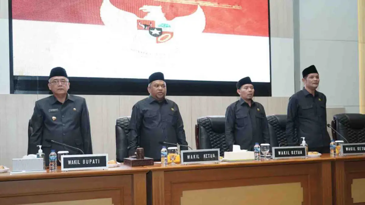 DPRD Kabupaten Sukabumi menggelar Rapat Paripurna yang kedua Tahun 2023, Kamis (2/3/2023). | Foto: Dok. DPRD